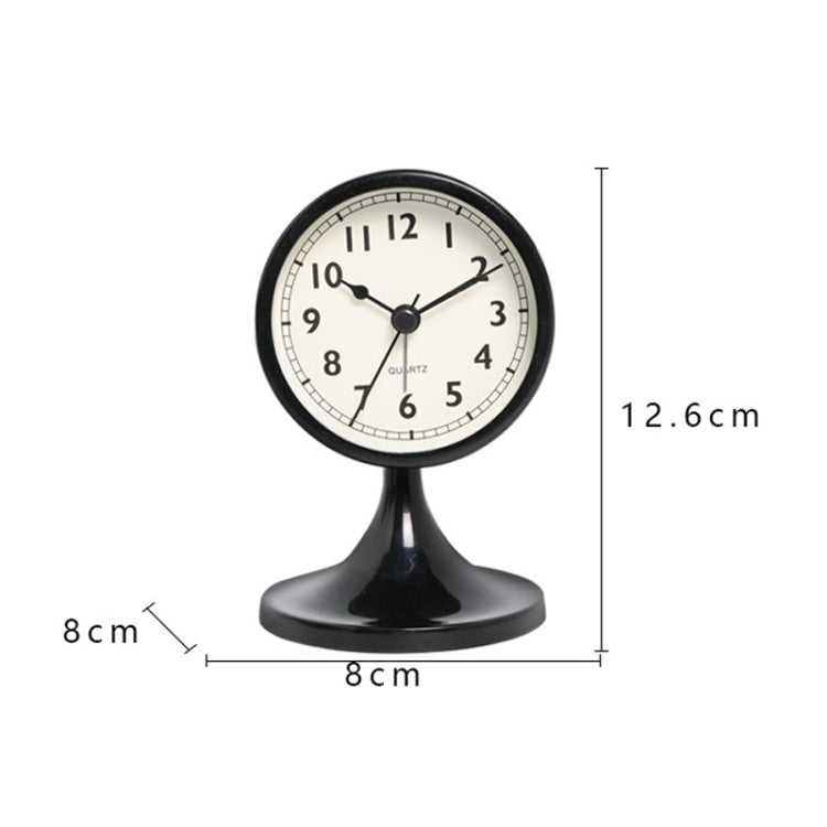 Metal Retro Silent Table Alarm Clock Student Bedside Clock With Night Light(Green) - Novelty Clock by PMc TechLife | Online Shopping South Africa | PMc TechLife | Buy Now Pay Later Mobicred