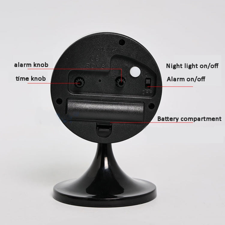 Metal Retro Silent Table Alarm Clock Student Bedside Clock With Night Light(Green) - Novelty Clock by PMc TechLife | Online Shopping South Africa | PMc TechLife | Buy Now Pay Later Mobicred