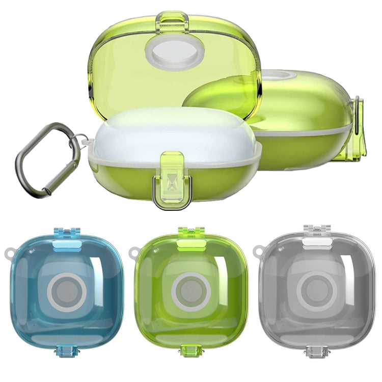 For Beats Fit Pro Transparent PC Hard Shell Earphone Protective Case with Lanyard(Transparent Blue) - Other Case by PMC Jewellery | Online Shopping South Africa | PMC Jewellery | Buy Now Pay Later Mobicred