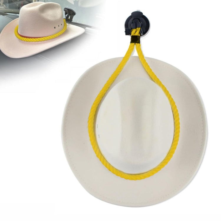 Car Cowboy Hat Rack Home Door Rear Hat Hook Holder, Color: Yellow - Stowing Tidying by PMC Jewellery | Online Shopping South Africa | PMC Jewellery | Buy Now Pay Later Mobicred