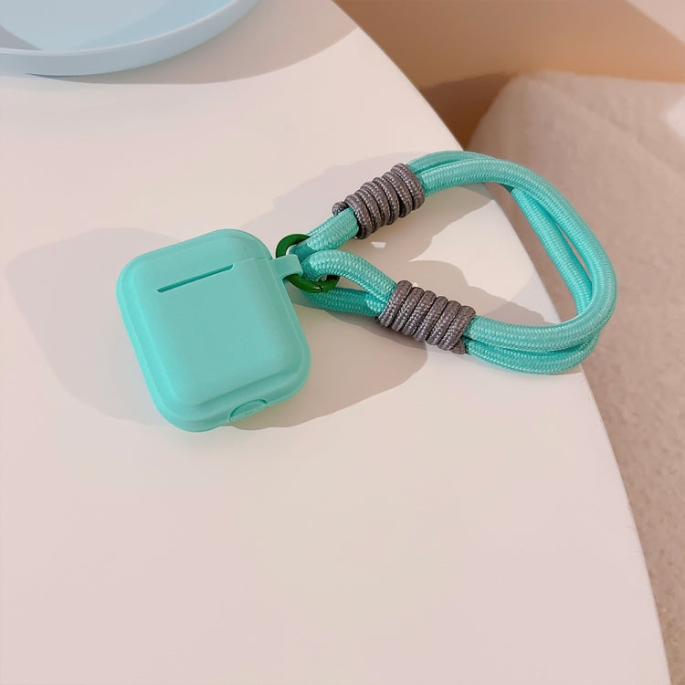 For AirPodS Pro 2 Dopamine Contrast Color Silicone Earphone Cover With Hand Strap(Green) - For AirPods Pro 2 by PMC Jewellery | Online Shopping South Africa | PMC Jewellery | Buy Now Pay Later Mobicred