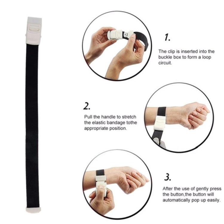 2.5x40cm Quick Detachable Emergency Buckle Tourniquet Outdoor Survival Camping Equipment(White) - free shipping - PMC TechLife - Order now!