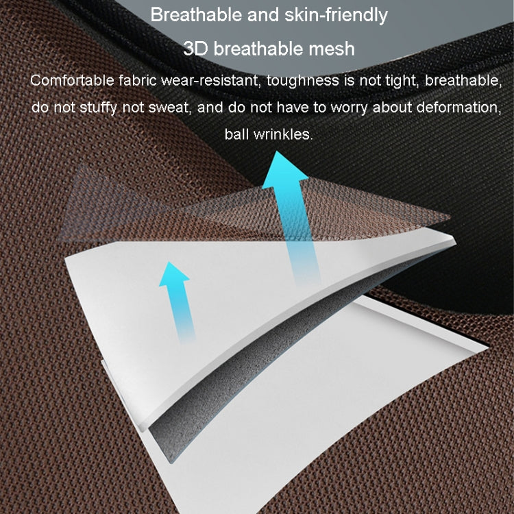 LINXICP 3 In 1 Car Seat Lumbar Cushion Summer Special Memory Foam Breathable Car Back Pad(Gray) - Seat Accessories by LINXICP | Online Shopping South Africa | PMC TechLife | Buy Now Pay Later Mobicred