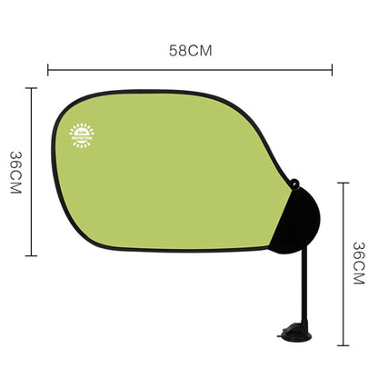 Car All Round Window Sunshade Adjustable Sunscreen Heat Insulation Sun Shade(Fresh Green) - Sound & Heat Insulation Cotton by PMC Jewellery | Online Shopping South Africa | PMC Jewellery | Buy Now Pay Later Mobicred