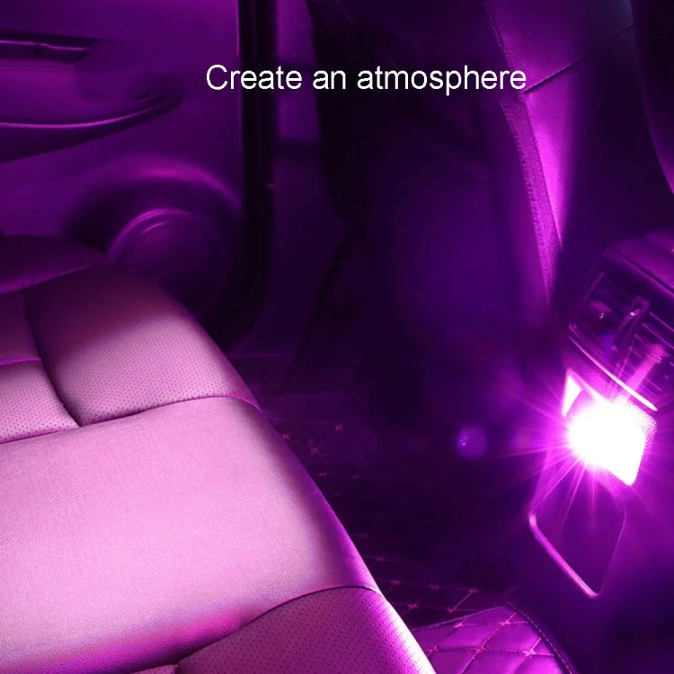 Car Diamond Model USB Ambient Light Charge-Free Plug And Play LED Decorative Lights(White Light) - Atmosphere lights by PMC TechLife | Online Shopping South Africa | PMC TechLife | Buy Now Pay Later Mobicred