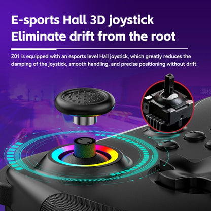 Z01 Wireless Gaming Vortex Dual Hall Body Grip For Switch / PS3 / PS4 / Adroid / IOS(black) - Gamepads by PMC Jewellery | Online Shopping South Africa | PMC Jewellery | Buy Now Pay Later Mobicred