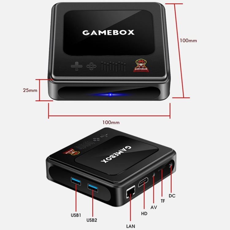 G10 GAMEBOX TV Box Dual System Wireless Android 3D Home 4K HD Game Console Support PS1 / PSP, Style: 256G 60,000+ Games (White) - Pocket Console by PMC Jewellery | Online Shopping South Africa | PMC Jewellery | Buy Now Pay Later Mobicred