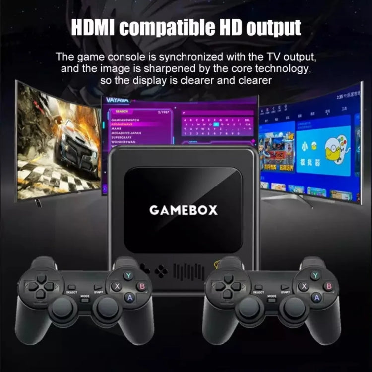 G10 GAMEBOX TV Box Dual System Wireless Android 3D Home 4K HD Game Console Support PS1 / PSP, Style: 128G 40,000+ Games (White) - Pocket Console by PMC Jewellery | Online Shopping South Africa | PMC Jewellery | Buy Now Pay Later Mobicred