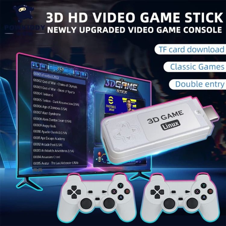 Y6 Handheld Game Console 2.4G HD 4K Wireless Portable Linux Video Game Stick, Style: 64G 9000+ Games - Pocket Console by PMC Jewellery | Online Shopping South Africa | PMC Jewellery | Buy Now Pay Later Mobicred