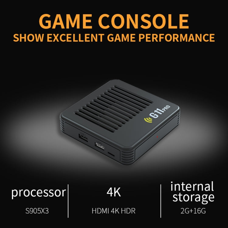 G11 PRO Game Machine TV Box Dual System HDMI HD 4K Retro Arcade, Style: 256G 60,000+ Games - Pocket Console by PMC Jewellery | Online Shopping South Africa | PMC Jewellery | Buy Now Pay Later Mobicred