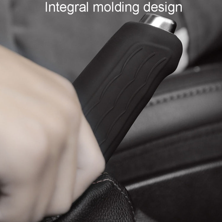 Automotive Universal Silicone Handbrake Handle Cover Brake Handle Decorative Protective Sleeve, Size: Oblique Sleeve(Pink) - free shipping - PMC TechLife - Order now!