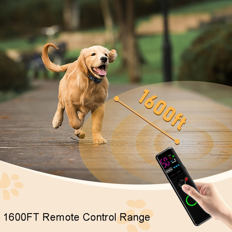 Ordinary Screen Remote Control Pet Electric Shock Circular Dog Trainer(Black) - Training Aids by PMC TechLife | Online Shopping South Africa | PMC TechLife | Buy Now Pay Later Mobicred