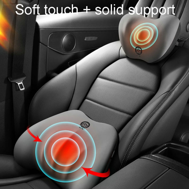 Automotive Memory Foam Backrest Headrest Car And Home Soft Cushion Lumbar Pillow Backrest, Style: Lumbar Cushion Black - Seat Accessories by PMC Jewellery | Online Shopping South Africa | PMC Jewellery | Buy Now Pay Later Mobicred