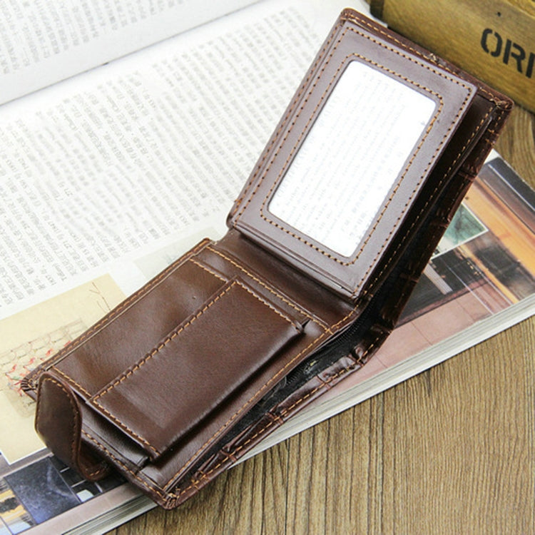 Baellerry M1078 Splicing Leather Casual Men Wallet With Buckle Multi-Card Slot Coin Purse(Black) - free shipping - PMC TechLife - Order now!