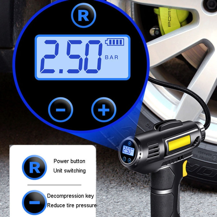 Portable Multifunctional Car Inflator Automobile Tire Pneumatic Pump, Model: Wired Digital - free shipping - PMC TechLife - Order now!