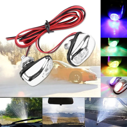 Car Wiper Sprayer Spray Decorative Lamp LED Hood Spray Lights(Colorful) - Decorative Lights by PMC Jewellery | Online Shopping South Africa | PMC Jewellery | Buy Now Pay Later Mobicred