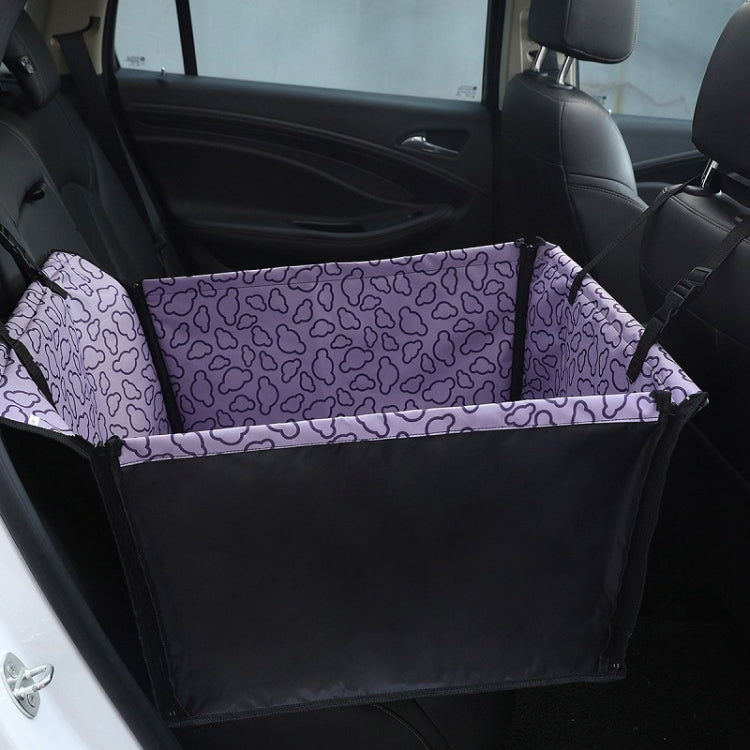 Car Single Seat Waterproof Pet Seat Protective Pad, Color: Purple Cloud - Seat Accessories by PMC Jewellery | Online Shopping South Africa | PMC Jewellery | Buy Now Pay Later Mobicred