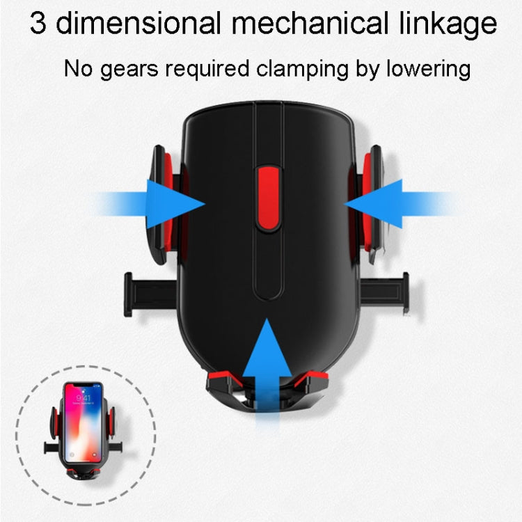 2 In 1 Car Cell Phone Telescopic Holder Universal Automobile Navigation Bracket(Red) - Car Holders by PMC TechLife | Online Shopping South Africa | PMC TechLife | Buy Now Pay Later Mobicred
