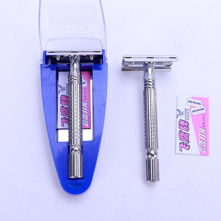 Junjie Shaving And Beard Razor Stand Old Style Double Sided Manual Shaver - Manual Razor by Junjie | Online Shopping South Africa | PMC TechLife | Buy Now Pay Later Mobicred
