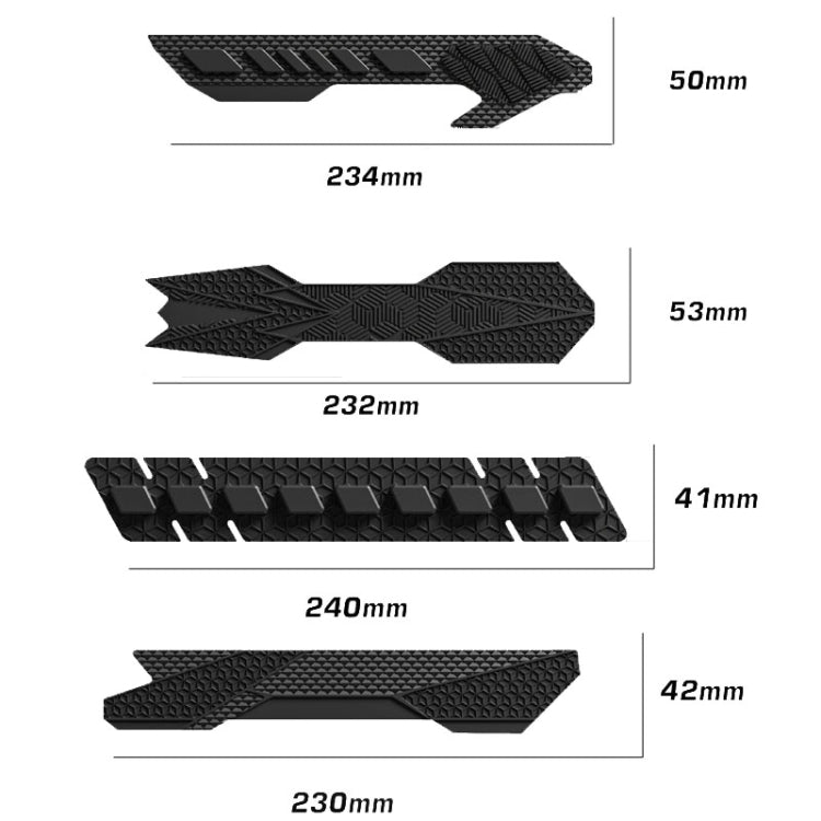 ENLEE E-654 Bicycle Silicone Chainstay Protector Mountain Road Bike Downtube Cover Stickers, Model: E213 - Others by ENLEE | Online Shopping South Africa | PMC TechLife