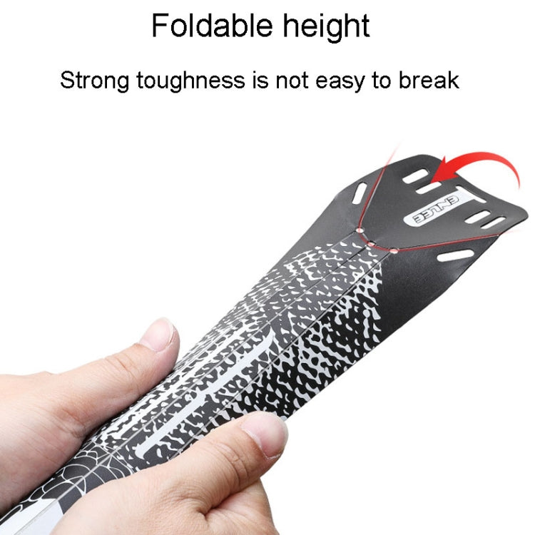 ENLEE E-641316 6pcs /Set Bicycle Extended Front And Rear Mudguards Road Bike Quick Detachable Fenders, Style: Snake Model - Mudguards by ENLEE | Online Shopping South Africa | PMc TechLife | Buy Now Pay Later Mobicred