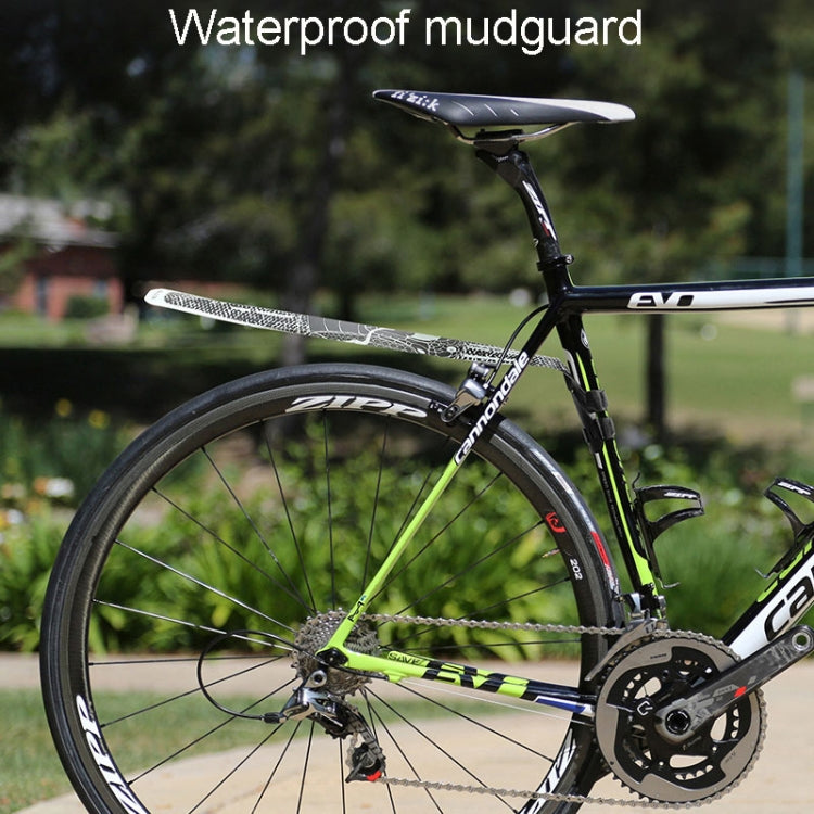 ENLEE E-641316 6pcs /Set Bicycle Extended Front And Rear Mudguards Road Bike Quick Detachable Fenders, Style: Snake Model - Mudguards by ENLEE | Online Shopping South Africa | PMc TechLife | Buy Now Pay Later Mobicred
