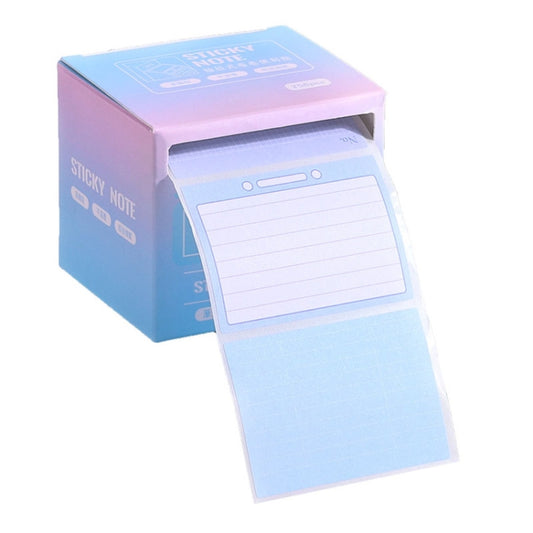 256pcs /Box Pull Out Sticky Notes Office Memo Ticket Paper(Gradient Blue) - Memo Paper by PMC Jewellery | Online Shopping South Africa | PMC Jewellery