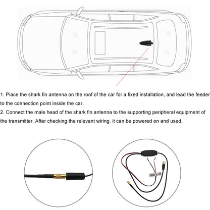 Car TV Shark Fin Antenna FM Antenna GPS Antenna - Aerials by PMC Jewellery | Online Shopping South Africa | PMC Jewellery | Buy Now Pay Later Mobicred