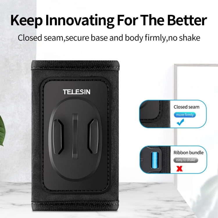 TELESIN Backpack Shoulder Strap Bracket Mount for GoPro Hero / Insta360 /  SJCAM / DJI Action Accessories, Spec: Set A - Backpack Clip by TELESIN | Online Shopping South Africa | PMC TechLife | Buy Now Pay Later Mobicred