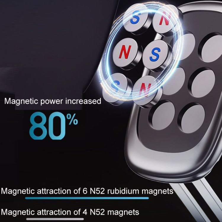 Magnetic Car Phone Holder Automobile Rotatable Multifunctional Folding Stands, Model: Q42 - Car Holders by PMC TechLife | Online Shopping South Africa | PMC TechLife | Buy Now Pay Later Mobicred