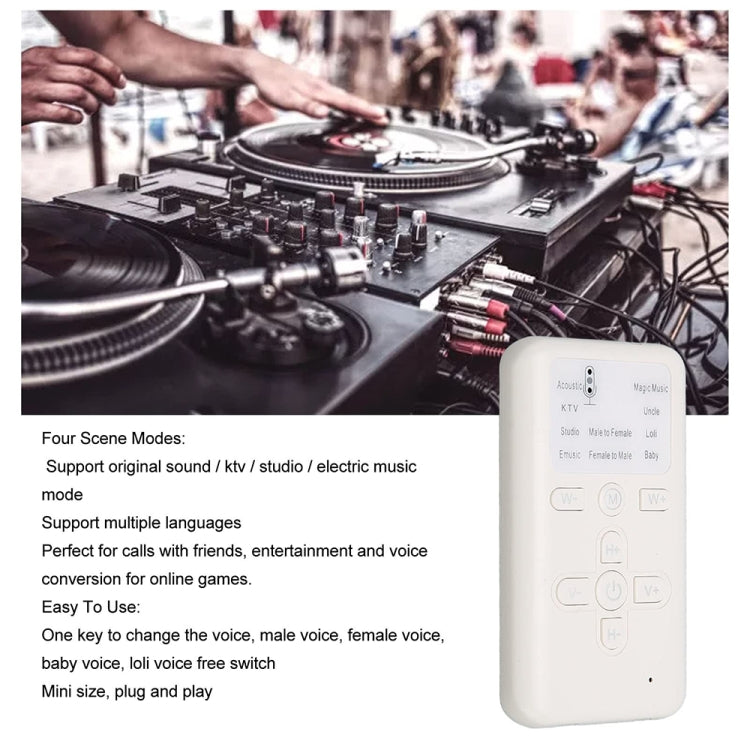 M11 Mini Phone Computer Sound Card Voice Changer Live Karaoke Recording Voice Transformer(English) - Live Sound Effects Processors by PMC Jewellery | Online Shopping South Africa | PMC Jewellery | Buy Now Pay Later Mobicred