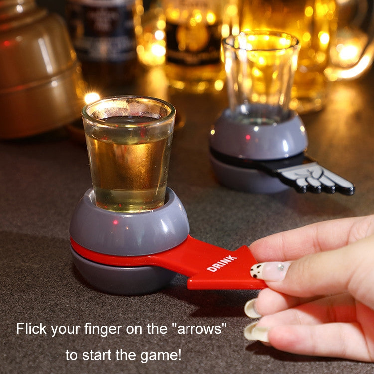 Arrow Turntable Drinkware Penalty Drinkware Pointer Spinner Drinking Order Supplies, Style: Arrow  Gray - Gambling by PMC Jewellery | Online Shopping South Africa | PMC Jewellery