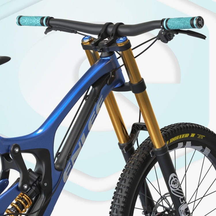 ENLEE E-235151 1pair Silicone Bicycle Covers Mountain Bike Cycling Grips With Handlebar Blocking(Red) - Bicycle Grips by ENLEE | Online Shopping South Africa | PMc TechLife | Buy Now Pay Later Mobicred