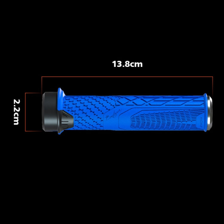 ENLEE 1pair Silicone Bicycle Covers Lockable Cycling Grips With Handlebar Blocking(Green) - Bicycle Grips by ENLEE | Online Shopping South Africa | PMc TechLife | Buy Now Pay Later Mobicred