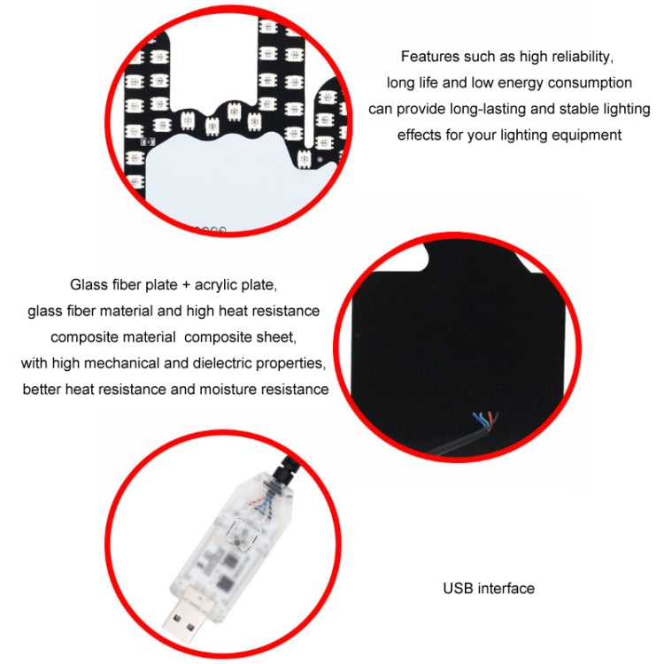 Car Interactive Finger Light Multi-function Warning Anti-rear Collision Light(Scissor Hand) - Warning Lights by PMC TechLife | Online Shopping South Africa | PMC TechLife | Buy Now Pay Later Mobicred
