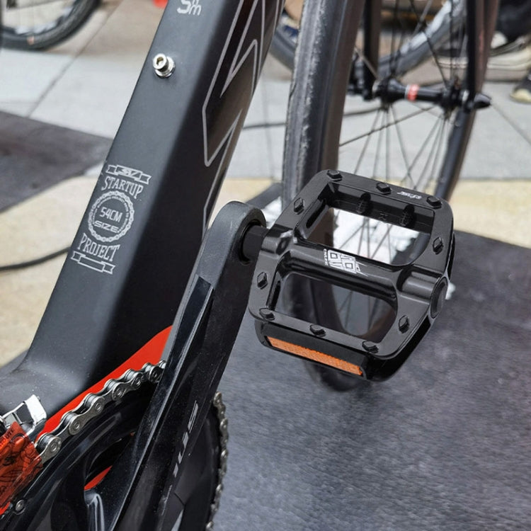 ENLEE M504 1pair Bicycle Aluminum Ball Pedals Recreational Pedals With Reflectors(Black) - Pedals by ENLEE | Online Shopping South Africa | PMc TechLife | Buy Now Pay Later Mobicred