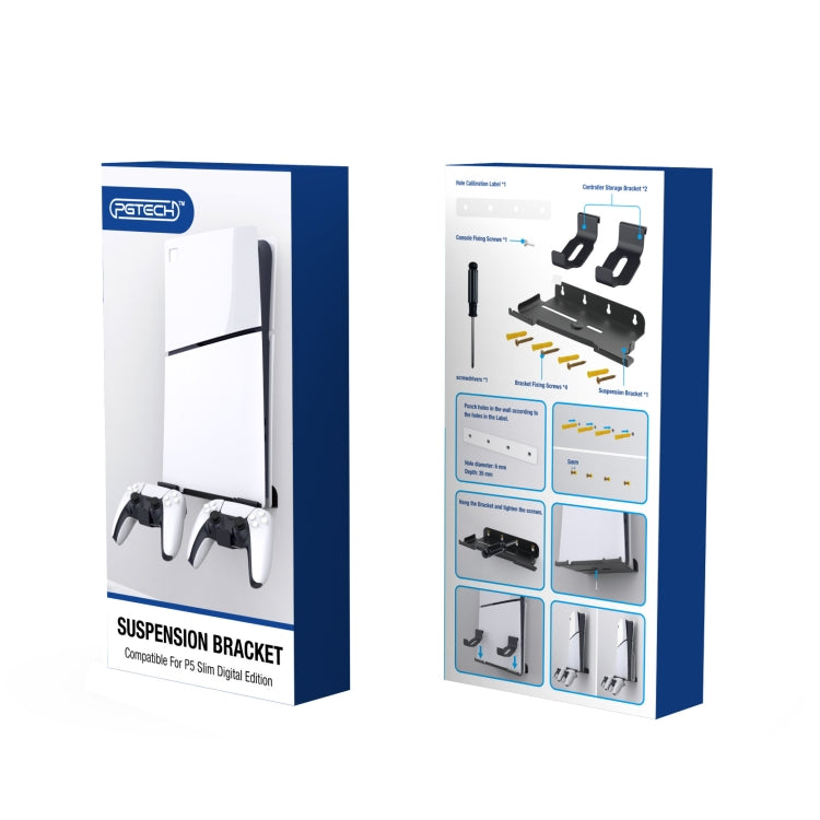 For PS5 Slim Wall-Mounted Storage Rack Host Handle Storage Hanger Accessories - Holder by PMC TechLife | Online Shopping South Africa | PMC TechLife