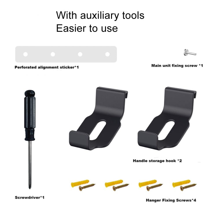 For PS5 Slim Wall-Mounted Storage Rack Host Handle Storage Hanger Accessories - Holder by PMC TechLife | Online Shopping South Africa | PMC TechLife