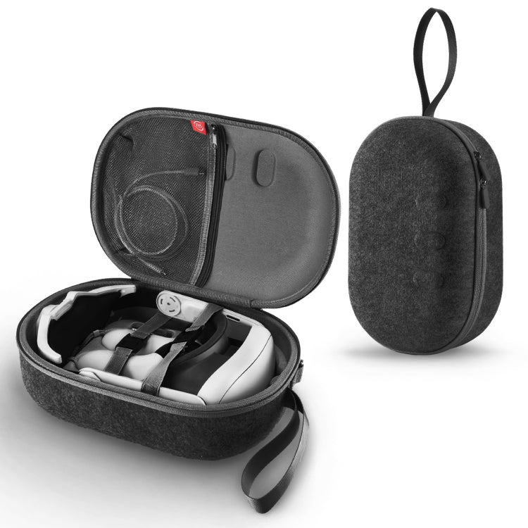 JYS-MQ018 For Apple Vision Pro / Meta Quest 3 VR Glasses Storage Bag Anti-fall and Anti-scrape Portable Bag(Black) - free shipping - PMC TechLife - Order now!