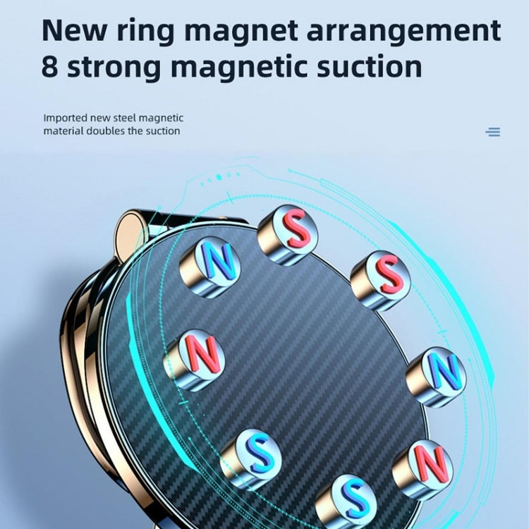 Magnetic Car Mobile Phone Adhesive Folding Navigation Holder(Black) - Car Holders by PMC TechLife | Online Shopping South Africa | PMC TechLife | Buy Now Pay Later Mobicred