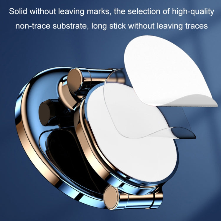 Magnetic Car Mobile Phone Adhesive Folding Navigation Holder(Silver) - Car Holders by PMC TechLife | Online Shopping South Africa | PMC TechLife | Buy Now Pay Later Mobicred