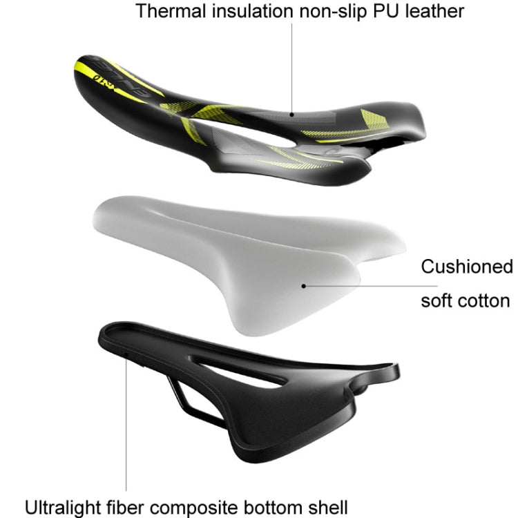 ENLEE E-ZD310 Bicycle Shockproof Cushion Outdoor Cycling Mountain Bike Saddle(Red) - free shipping - PMc TechLife - Order now!
