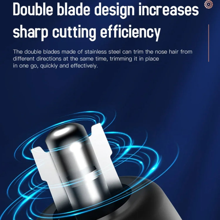 Electric Digital Display Nose Hair Trimmer Rechargeable 3 Gear Adjustable Portable Shaver(Gray) - Shavers & Accessories by PMC TechLife | Online Shopping South Africa | PMC TechLife | Buy Now Pay Later Mobicred