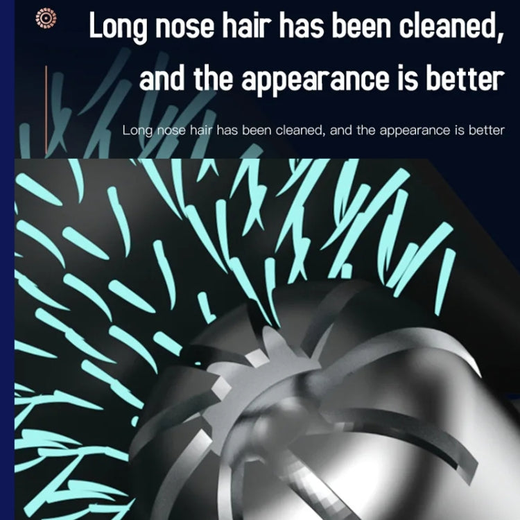 Electric Digital Display Nose Hair Trimmer Rechargeable 3 Gear Adjustable Portable Shaver(Gray) - Shavers & Accessories by PMC TechLife | Online Shopping South Africa | PMC TechLife | Buy Now Pay Later Mobicred