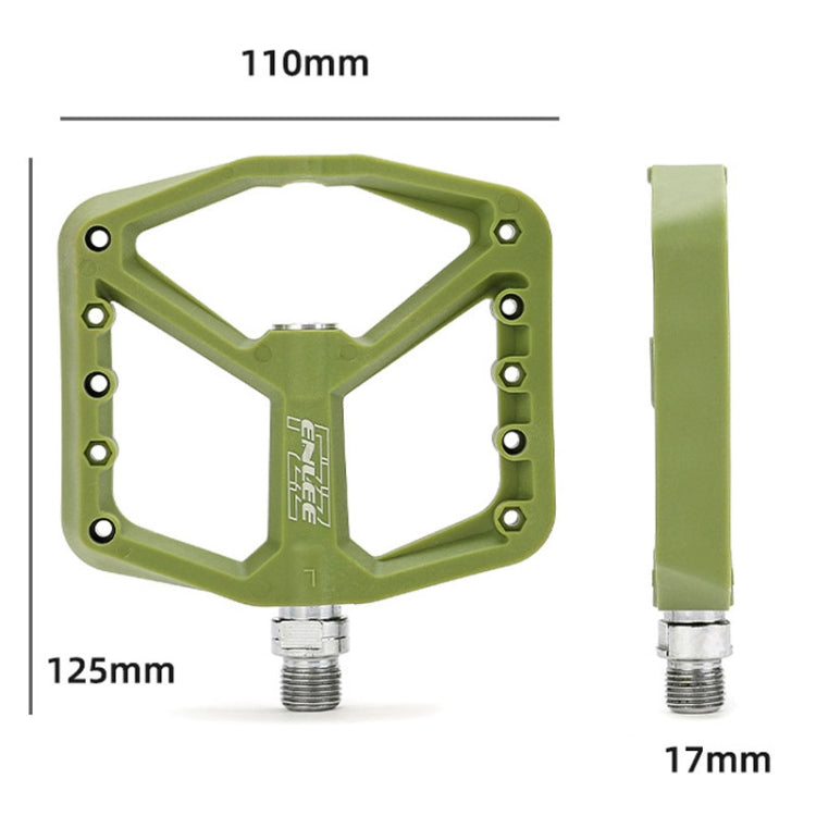 ENLEE F228 1pair Bicycle Nylon Pedals Mountain Bike Widened Riding Footrests(Red) - free shipping - PMc TechLife - Order now!