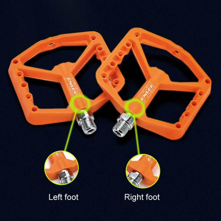 ENLEE F228 1pair Bicycle Nylon Pedals Mountain Bike Widened Riding Footrests(Red) - free shipping - PMc TechLife - Order now!