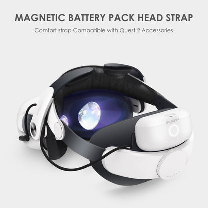 For Meta Quest 2 BOBOVR M2 PRO Battery Pack Head Strap Accessories, Style: Standard Edition - VR Accessories by BOBOVR | Online Shopping South Africa | PMC Jewellery | Buy Now Pay Later Mobicred