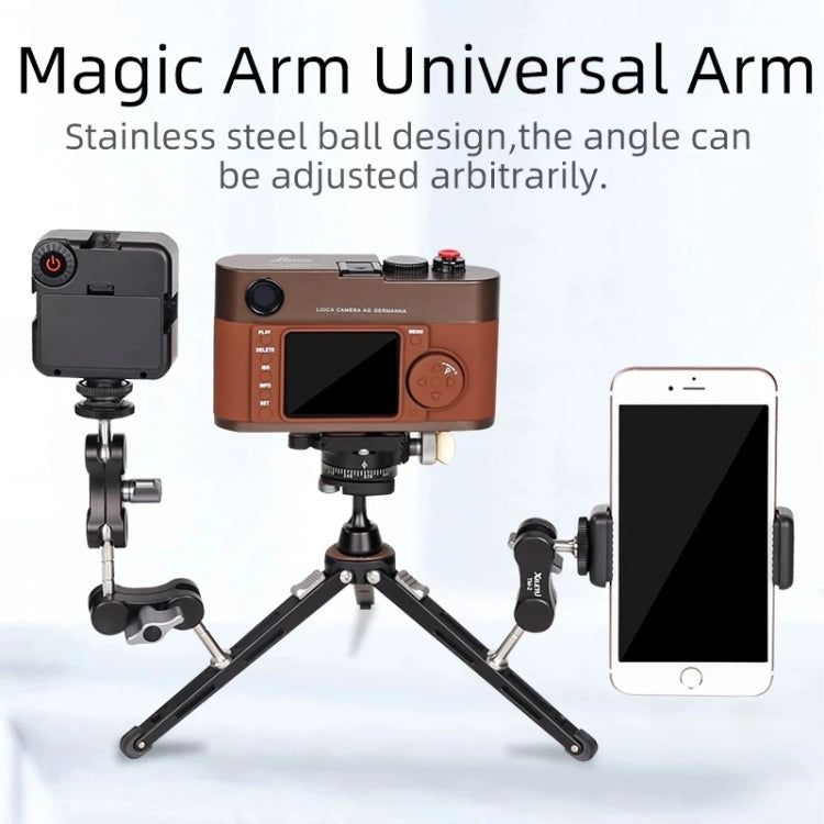 XILETU  TM Series Magic Arm With Dual Ballhead Camera Video Monitor Mount Adapter TM-5 - Camera Gimbal by PMC TechLife | Online Shopping South Africa | PMC TechLife | Buy Now Pay Later Mobicred