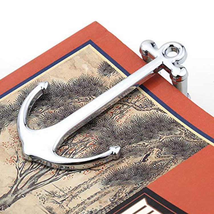 Personalized Metal Anchor Bookmark Cubic Book Page Clip Reading Aid Stationery For Students(Silver) - Bookmark by PMC Jewellery | Online Shopping South Africa | PMC Jewellery