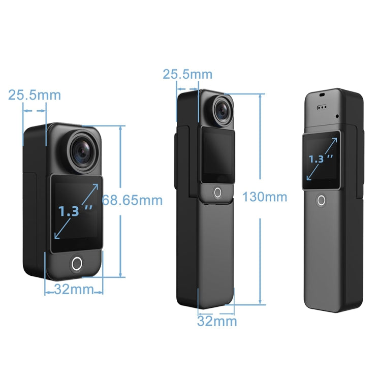 4K/30FPS 5G/2.4G HD Night Video Outdoor Waterproof Riding Record Thumb Camera, Spec: Standard White - Video Cameras by PMC TechLife | Online Shopping South Africa | PMC TechLife | Buy Now Pay Later Mobicred